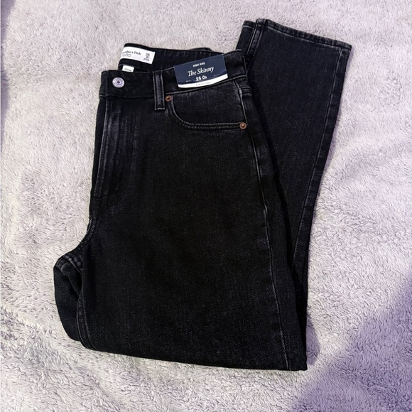 Abercrombie & Fitch Denim - Abercrombie & Fitch Curve Love High Rise Skinny Jean